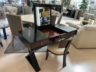 Fine furniture vanity and chair