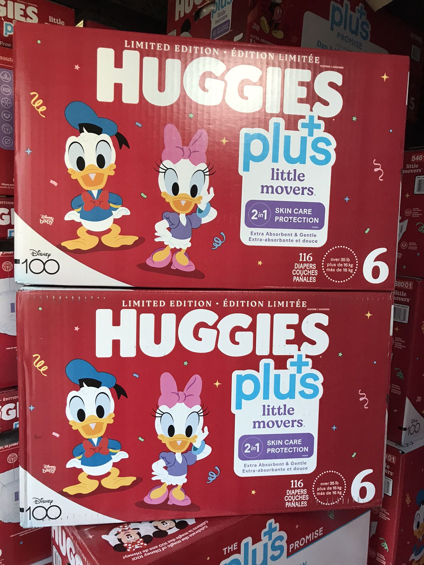 Huggies Little Movers Plus Size 6/116 Diapers 