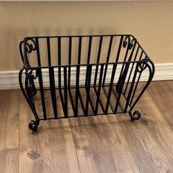 Wrought Iron Magazine Holder