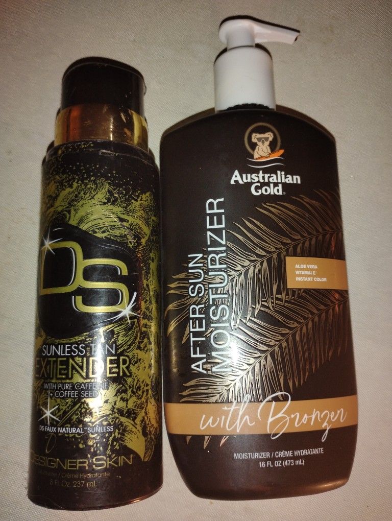 Sunless Tanning Bundle Extender And Moisturizer 