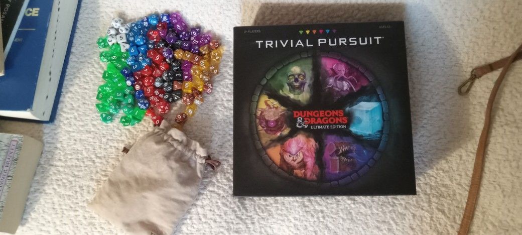 DnD Trivia Game And Dice