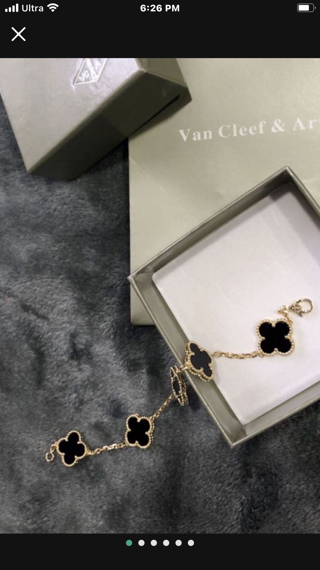 Black Van Cleef Bracelet