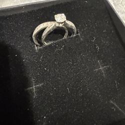 Platinum Wedding Band And Engagement Ring 