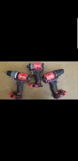3 New Craftsman 20v Max Brushless RP Cordless Tools