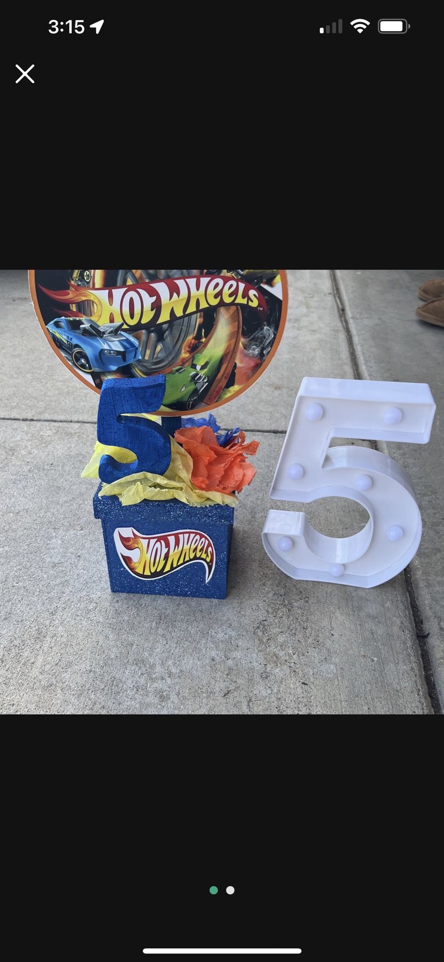Hot wheels Centerpieces