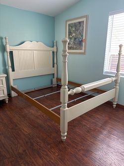 Real wood Queen size bed