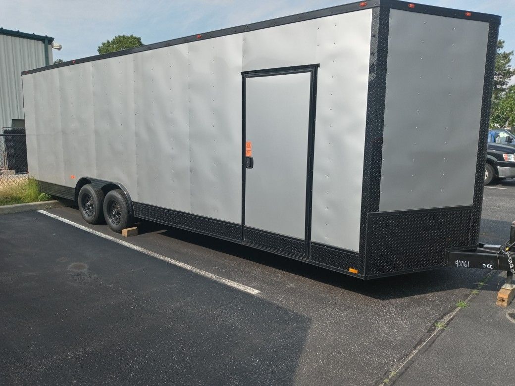 8.5x26ft Enclosed Vnose Trailer Brand New Moving Storage Cargo Traveling Car Truck ATV UTV SXS RZR Motorcycle Hauler