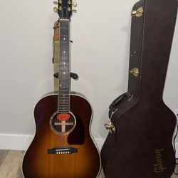 Gibson J-45 Rosewood Acoustic Guitar – Mint Condition w/ Hard Case & Stand