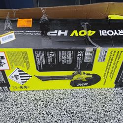 Leaf vacuum /blower Ryobi 40v battery and charger imcluded