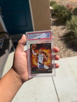 Victor Wembanyama 2025 Topps Match Attax Hot Prospects