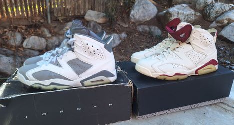 2 Awesome Pairs Of Mens Nike Air Jordan 6 Retro Sz-12