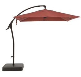 8 Feet Patio Umbrella in Chili Red