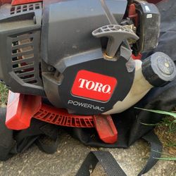 Toro Power Vac Barely Used 