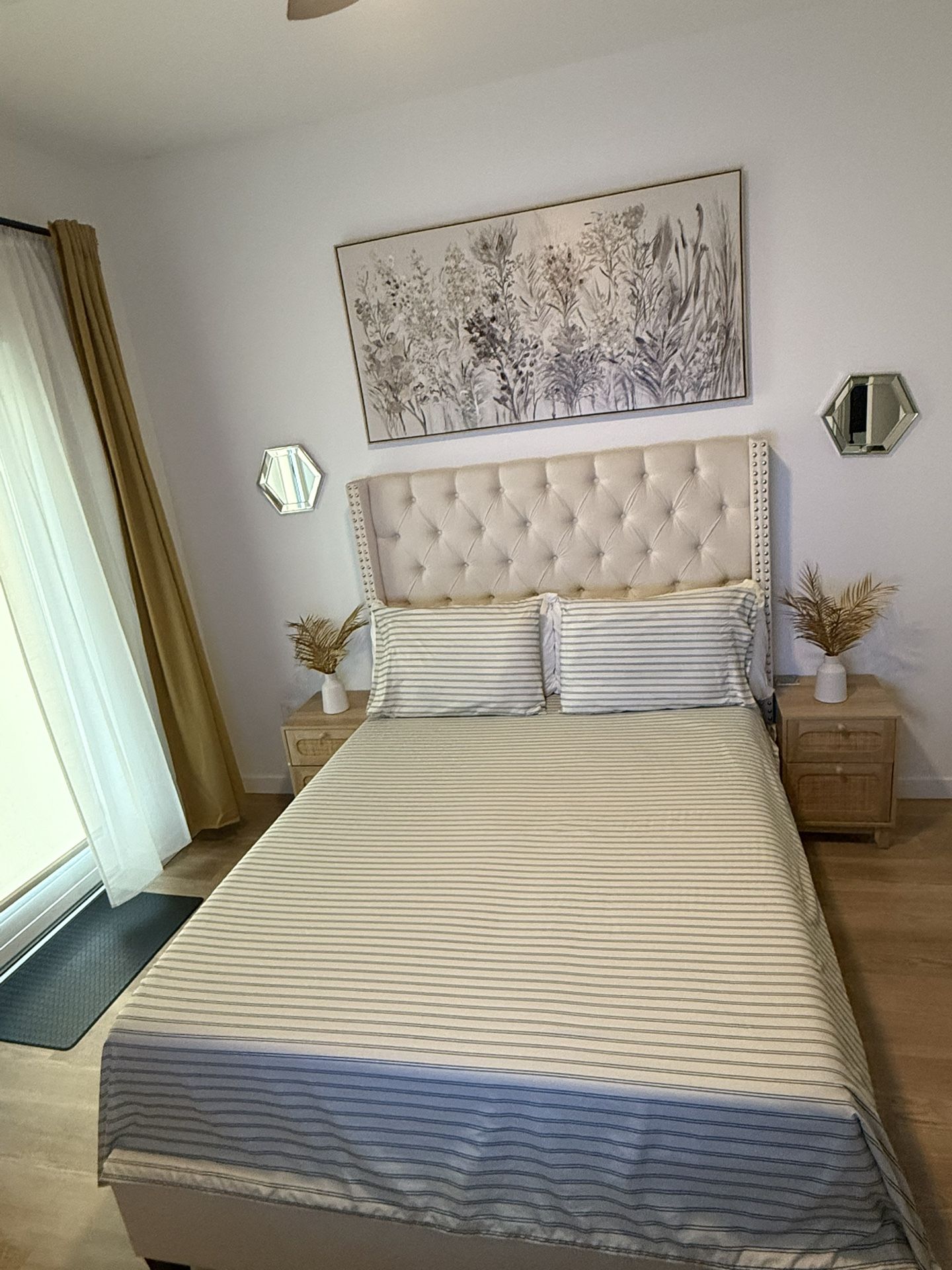 Queen Mattress And Bed frame For Sale.