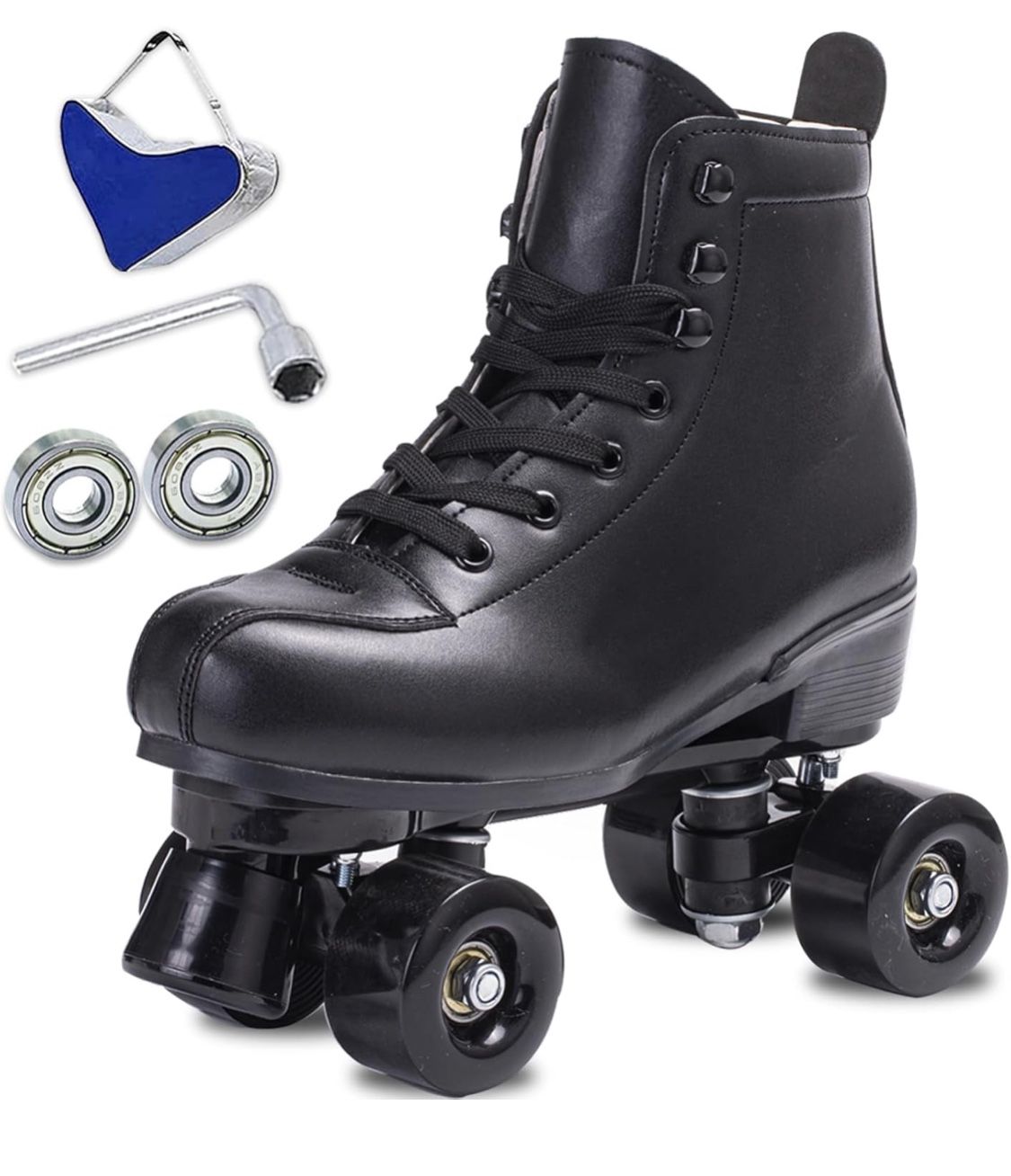 Skates Women's Men's High Top Black D(5)