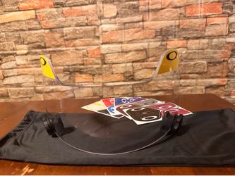 Oakley legacy clear football visor