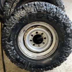 Tires and wheels off first GEN Cummins