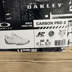 NIB Oakley Carbon Pro 2 Golf Shoes Men’s Size 9 U.S. White