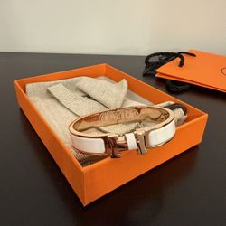 Rose Gold And White Bracelet 