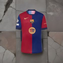 Lamine Yamal FC Barcelona Jersey #19 Blue & Red 24/25 LARGE