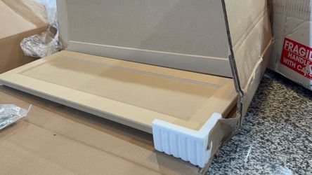 Ready to paint cabinet doors, size unknown, as is