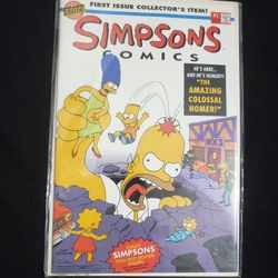 LOS SIMPSONS  FIRST ISSUE COLLECTORS ITEM  NEW SEALED VINTAGE 1993