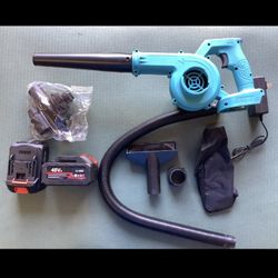 Cordless Blower With 2 Batteries