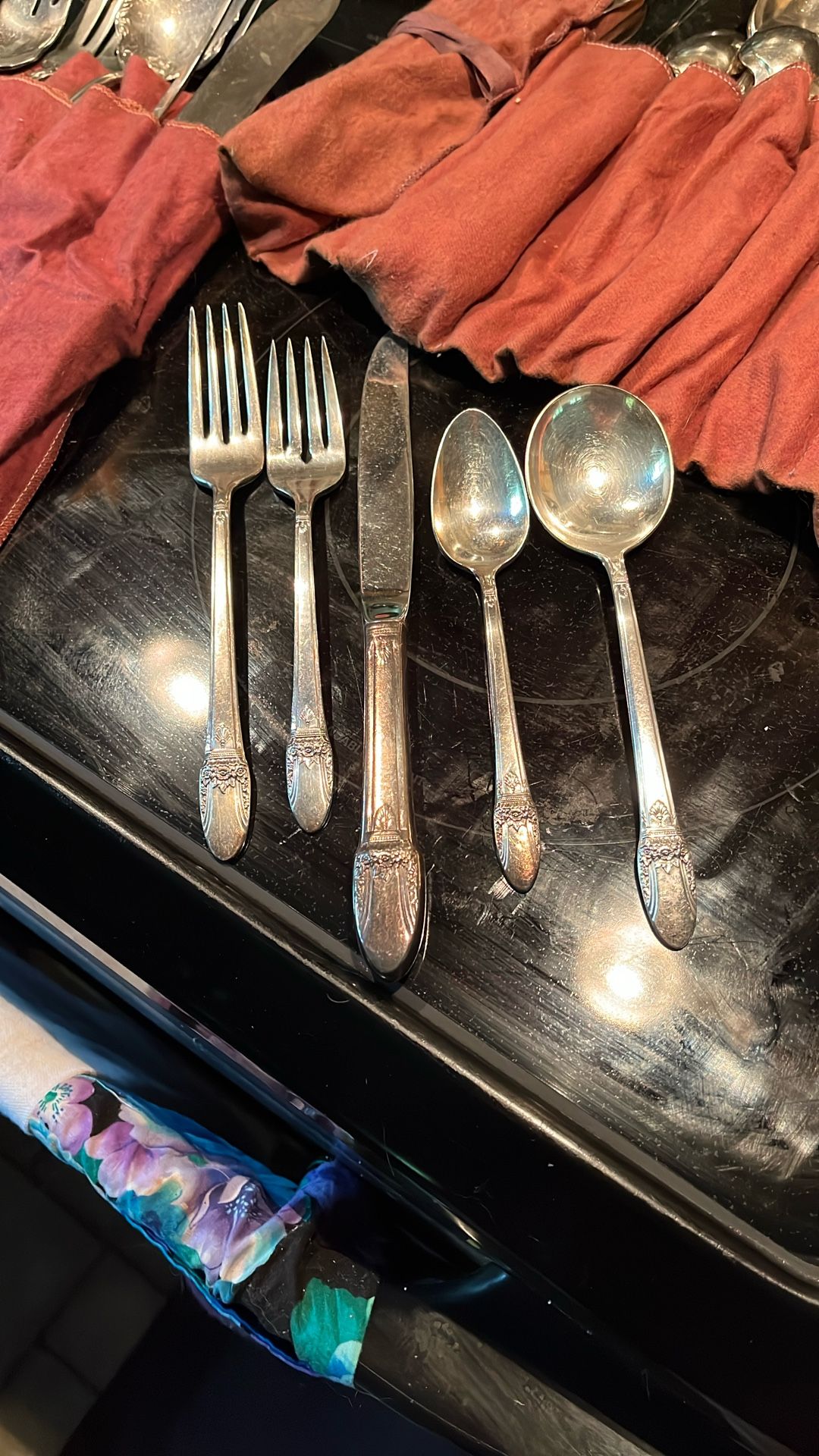 Sterling Silver Plated Utensils