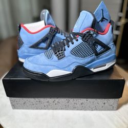 Travis Scott Jordan 4 Retro Cactus Jack Size 9 DS Brand New!