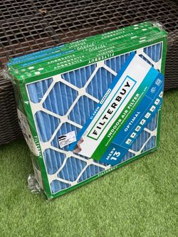 Filterbuy MERV 13 Air Filters 20x21x1 – 6 Pack