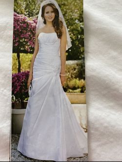 David’s Bridal Wedding Dress Size 0
