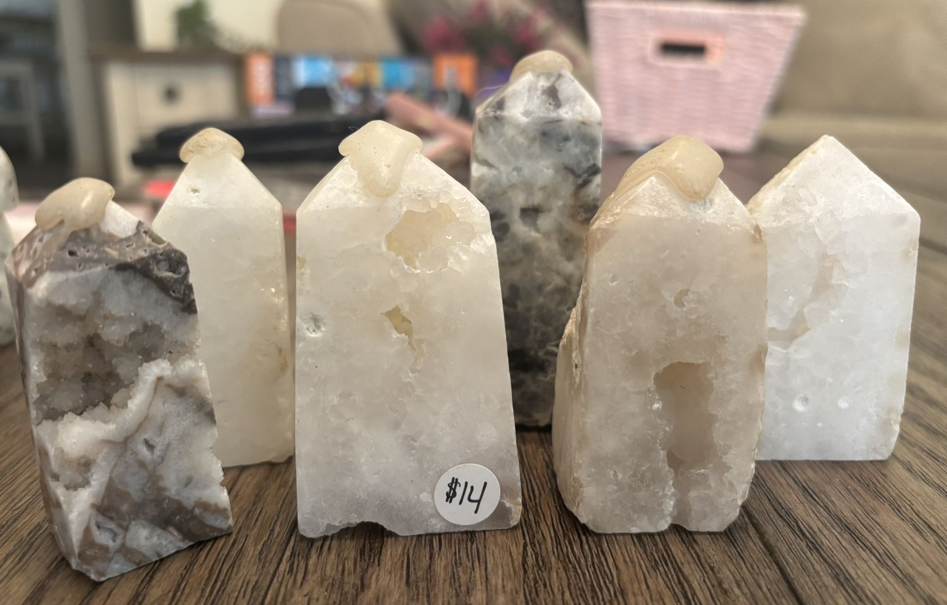 20$ Bundle Or Individually For 14$ Healing Crystals