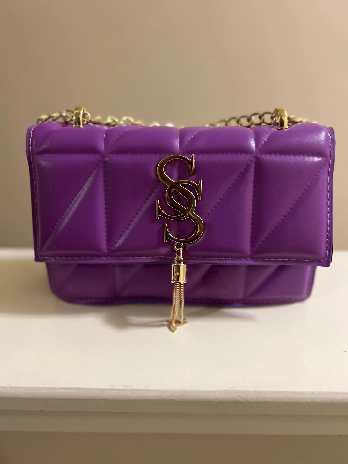 Purple Fashion Crossbody Bag