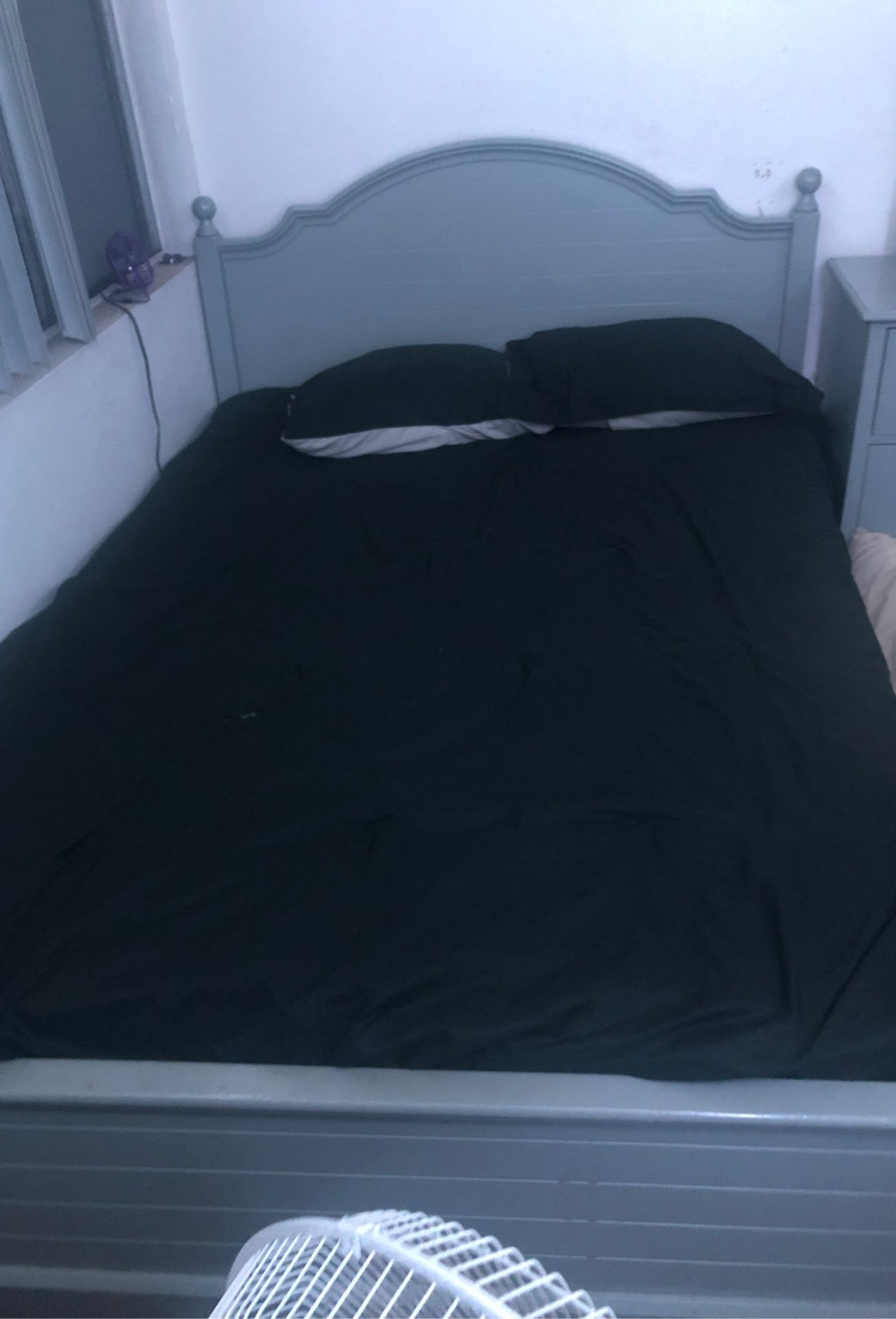 Grey full size bedroom set