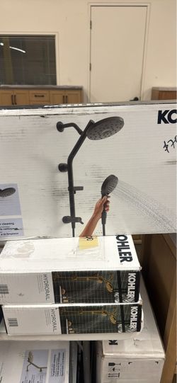 Kohler Hydrorail Shower System Matte Black