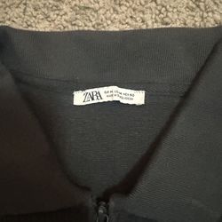 Zara Quarter-Zip Polo Shirt