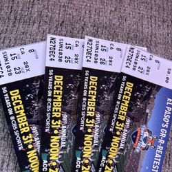 Sunbowl Tickets 