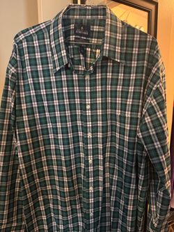 5 Men’s Stafford Dress Shirts 18.5 34/35