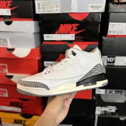 Jordan White Cement Reimagined 3s size 11.5 VNDS