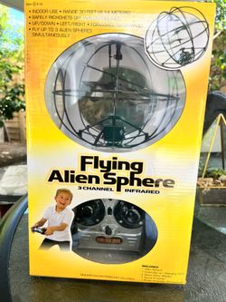 Flying Alien Sphere 3 Channel Infrared RC ToyNEW/SEALED