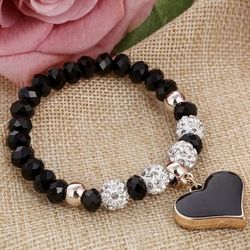 NEW  Black Heart Bracelets- your choice $7.50 each