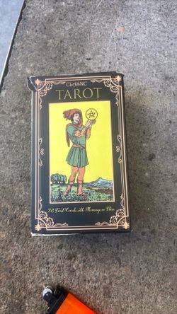 1978 classic tarot reading cards with the meaning and them