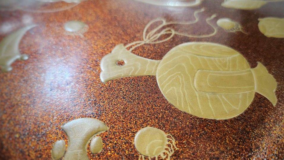 Antique Maki e Jūbako Lacquered 5 Tier Food Box with Storage Case (c. 1810s)