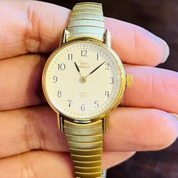 Timex Indiglo Gold Color Wrist Watch