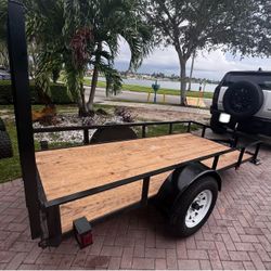 2021 5x10 Utility Trailer — Garage Kept