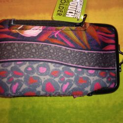 NWT Floral Print Cigarette Pouch Card And Lighter Holder 