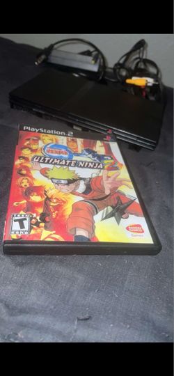 untested ps2 slim with naruto game