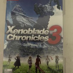 Nintendo Switch Game. Xenoblade 3