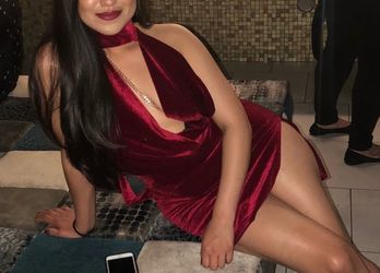 Fashion Nova Red Velvet Halter Bodycon Mini Dress – Size Small