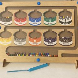 Magnetic Color Sorting Maze